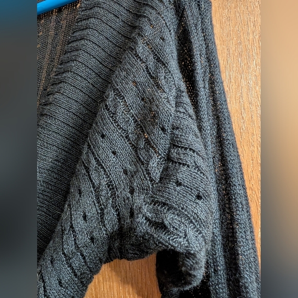 Stunning and Soft Sandmaiden Silk and Cashmere Shrug/Wrap Cardigan, Size XL - Picture 5 of 6